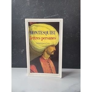 Montesquieu Letters Persanes Paperback